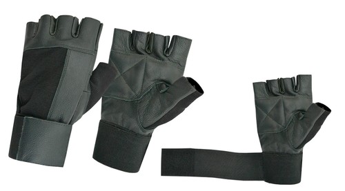 Leather bus driving gloves - leather,