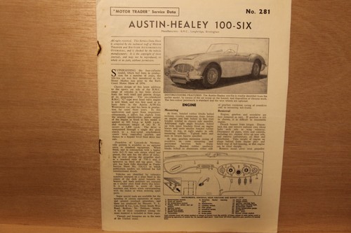 Original austin healey 100 six - austin-healey, 100-six