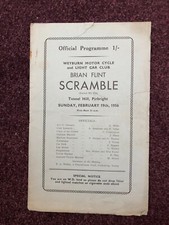 Motor cycle racing programme