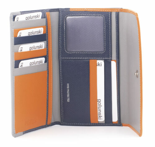Golunski leather trifold - leather, purse