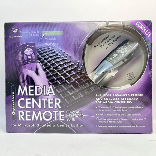 Gyration media center remote - center,