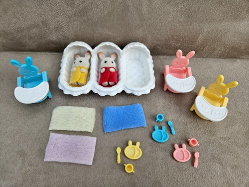 Sylvanian families triplets - families,