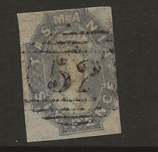 TASMANIA SG45 6d Grey QV