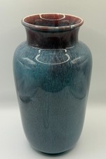 Large 20th Century Chinese Vase With Flambe Glaze
