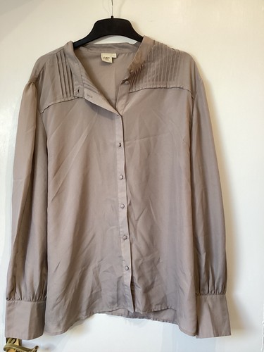 Taupe long sleeve - taupe, button-up