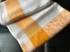 Vintage White Damask with