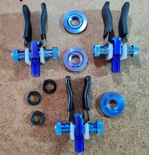 #BSTOCK# 3 x Anodised Aluminium Butt Rests back rest rod rest