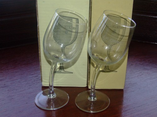 Pair chenet wonky wine - pair,