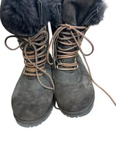 KOS Sheepskin Brown Lace-Up