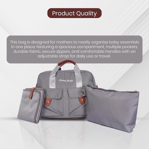 Mamas ready changing nappy - ready, bag