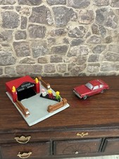 Dolls House 1/12 Scale Miniature Painted Metal Detachable Garage Car Set Toy