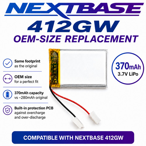Nextbase 412gw replacement - nextbase,