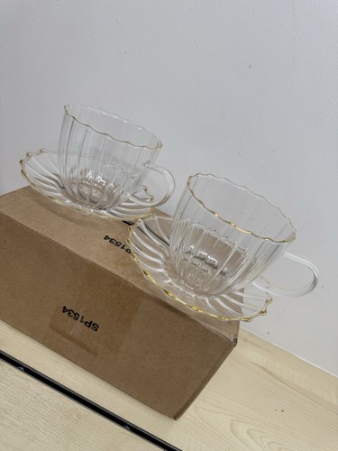 Vintage styleglass tea cup - vintage, and