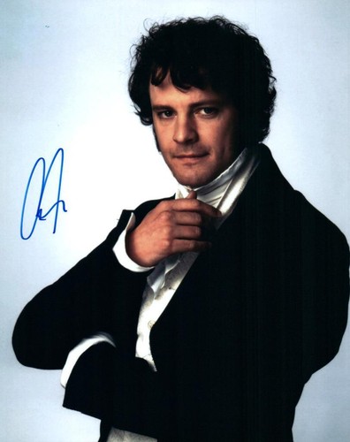 Colin firth signed 8x10 - colin,