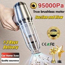 Powerful Car Vacuum Cleaner Wet/Dry Cordless Strong Suction Handheld Cleaning UK