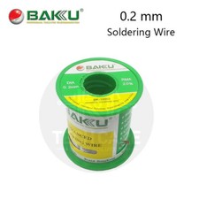 ? BAKU 0.2mm Lead-Free Solder Wire Roll | Rosin Core | Silver Copper Alloy