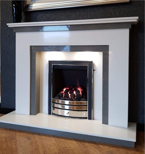 Marble fireplace surround