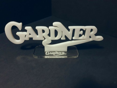 Gardner badge display - , plaque