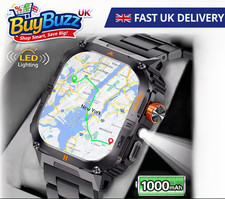 Military GPS Smart Watch Men