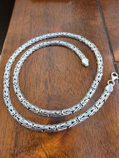 925 Sterling Silver Byzantine