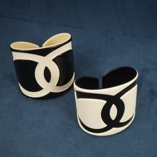 Vintage Chanel CC Logo Resin