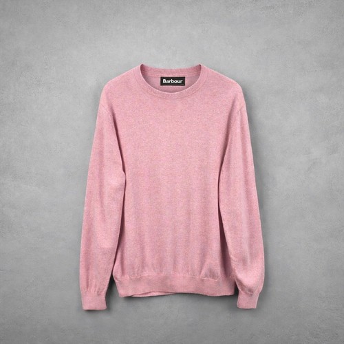 Barbour jumper mens pink - xl,