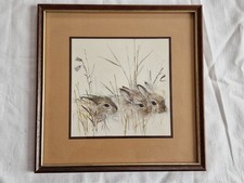Leveret framed print by Mads Stage leverets baby rabbits