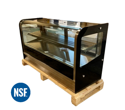 Nsf deli case curved - nsf, glass