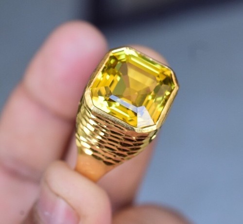 Natural yellow sapphire 925 - sapphire,