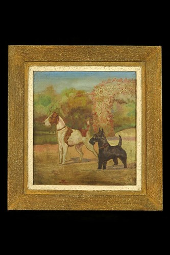 Moving and antique - and, dog