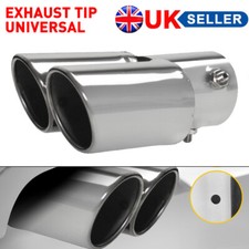 Car Rear Dual Exhaust Pipe