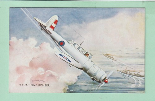 Vintage aviation postcard - vintage,