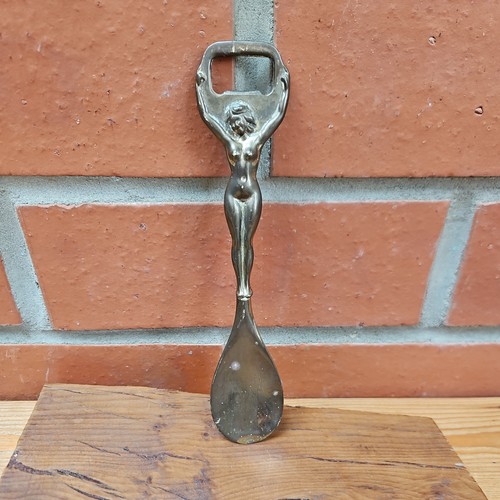 Vintage brass nude naked - nude, lady