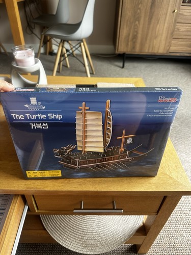 The turtle ship puzzle - ship, 3d