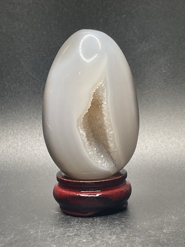 Druzy agate egg - agate,
