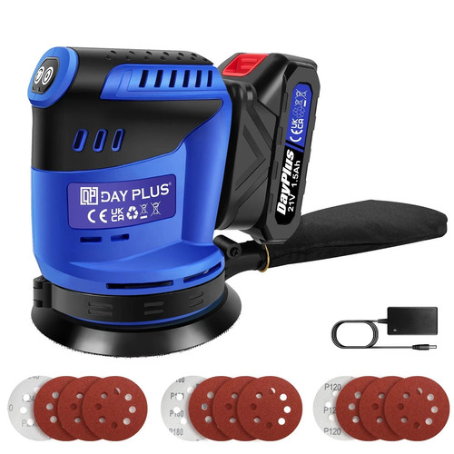 21v cordless orbital sander - cordless, 3