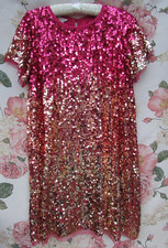 BNWOT MONSOON Gold Pink Sequin