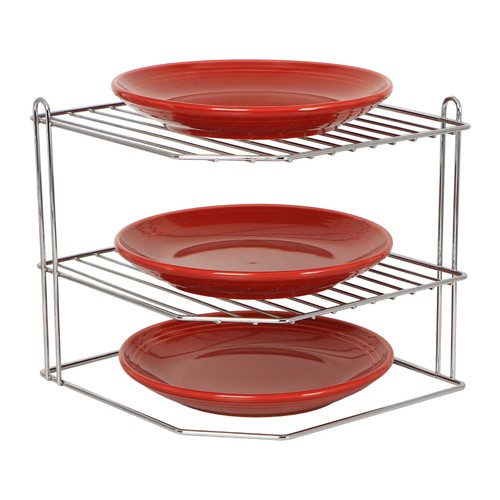 Tier corner plate rack - corner,