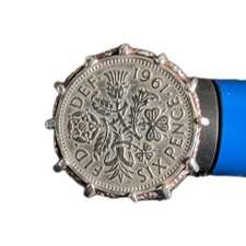 1961 Silver Six Pence Ring