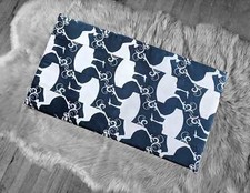 SALE IKEA Bankkamrat, Hemmahos, Stuva Bench Pad Cover Navy Bird Animal Print