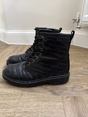Graceland black croc effect - croc,