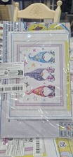 Stamped Cross Stitch Kit Pre-Printed Christmass Gnomes