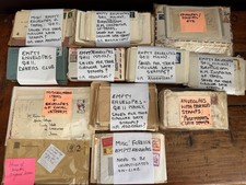 Vintage Postal History Bundle – Envelopes with Stamps, Postmarks 