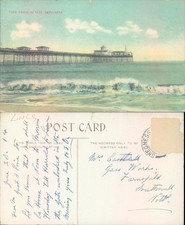 Pier from beach Skegness