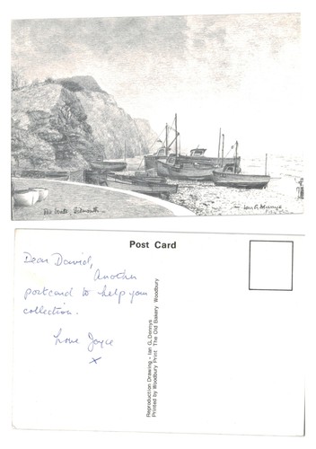Vintage postcard the - vintage, boats