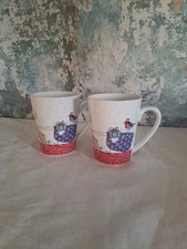 Two  Porcelain Mugs Christmas