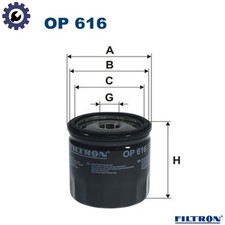 OIL FILTER OP 616 FOR SKODA