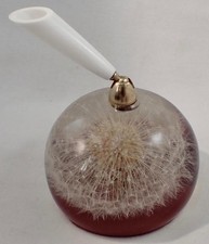 VINTAGE LUCITE DANDELION CLOCK