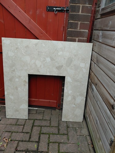 Marble fire surround used - marble,
