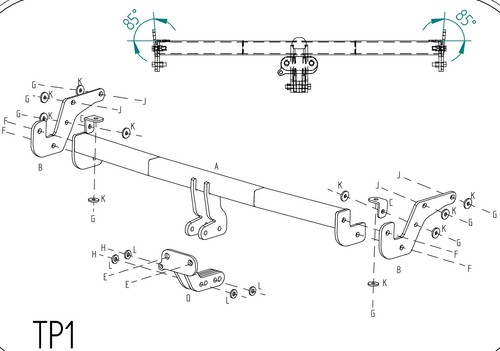 Towtrust fixed flange - towtrust,